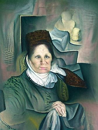 Realistic Portrait of a Middle-Aged Woman