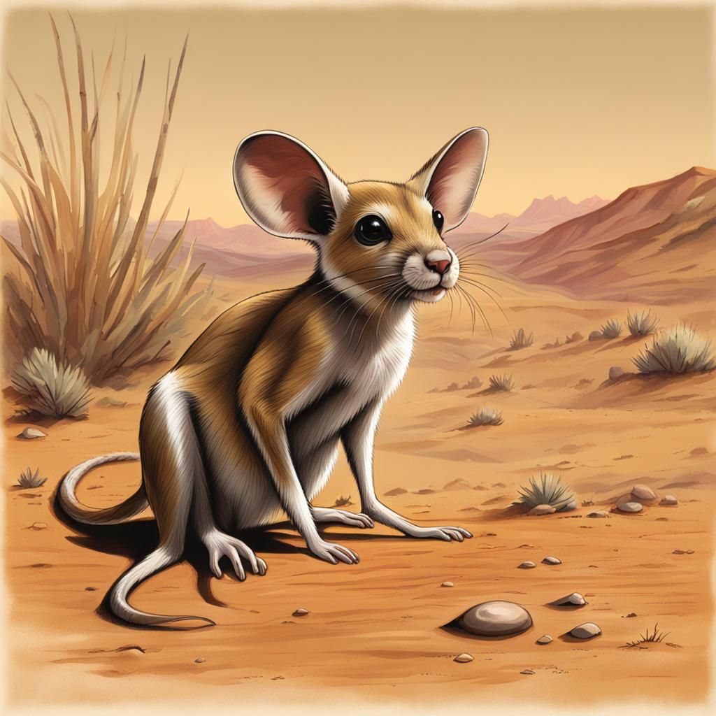 Alien Exoplanet Wildlife: Kangaroo Rats and Alien Lifeforms