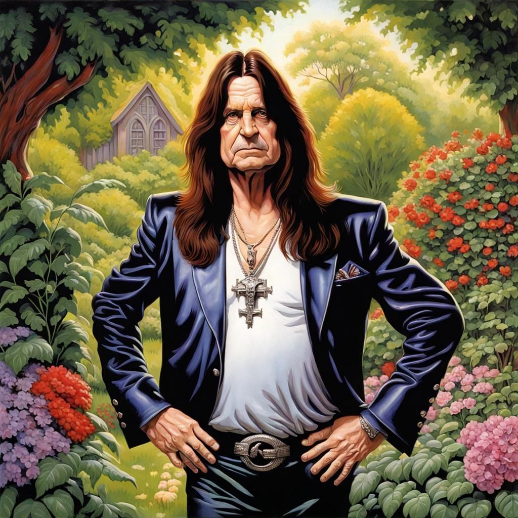 Heaven and Hell later... Ozzy Osbourne