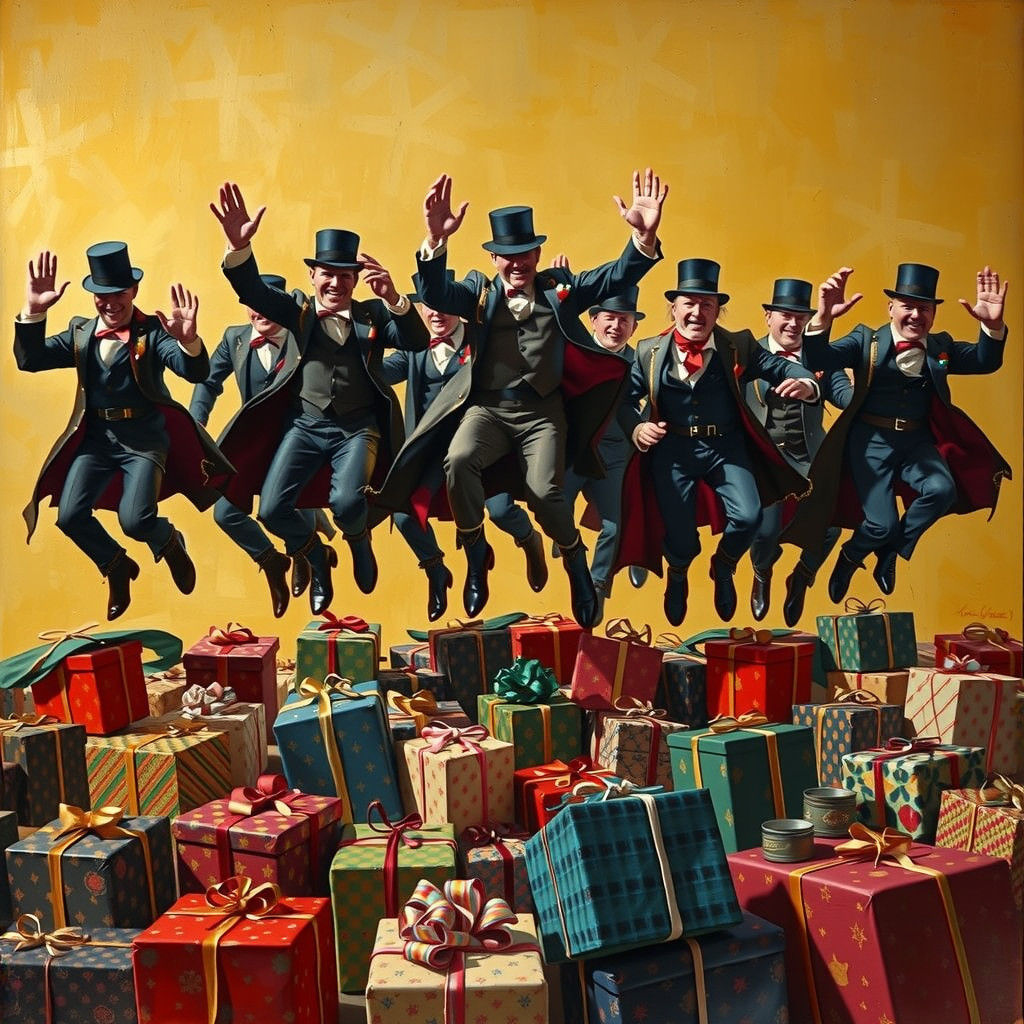 Merry Christmas Lords in Mid-Air