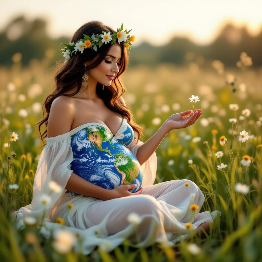 Earth Mother Offering Seed of Hope