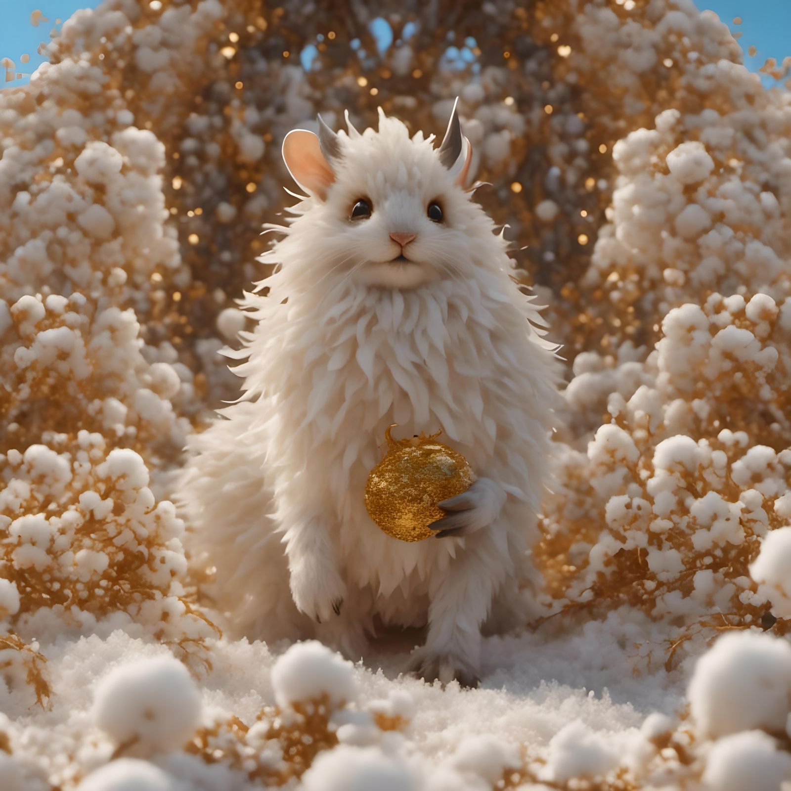 Detailed Fluff in Hyperreal 8k Resolution