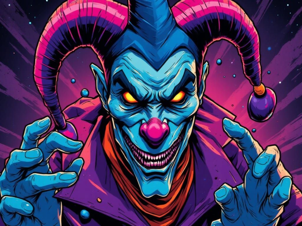 <lora:Death Before Decaf:1.0> Jester