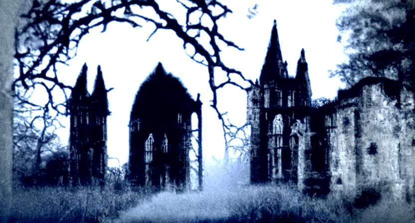 Haunted Abbey in Gothic Horror Style