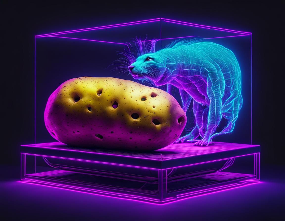 Potato and Weasel in the Magic Box