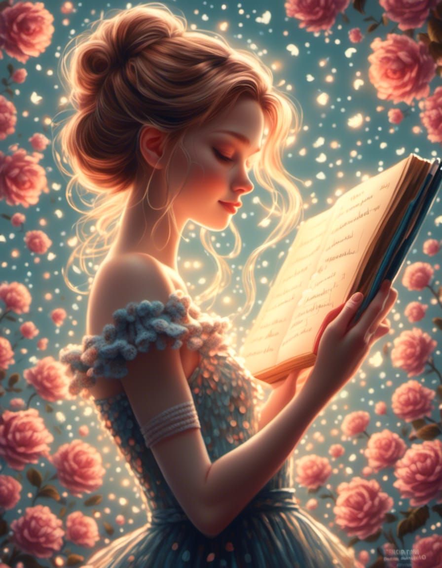 Elegant Storybook Illustration in Post-Impressionism Style