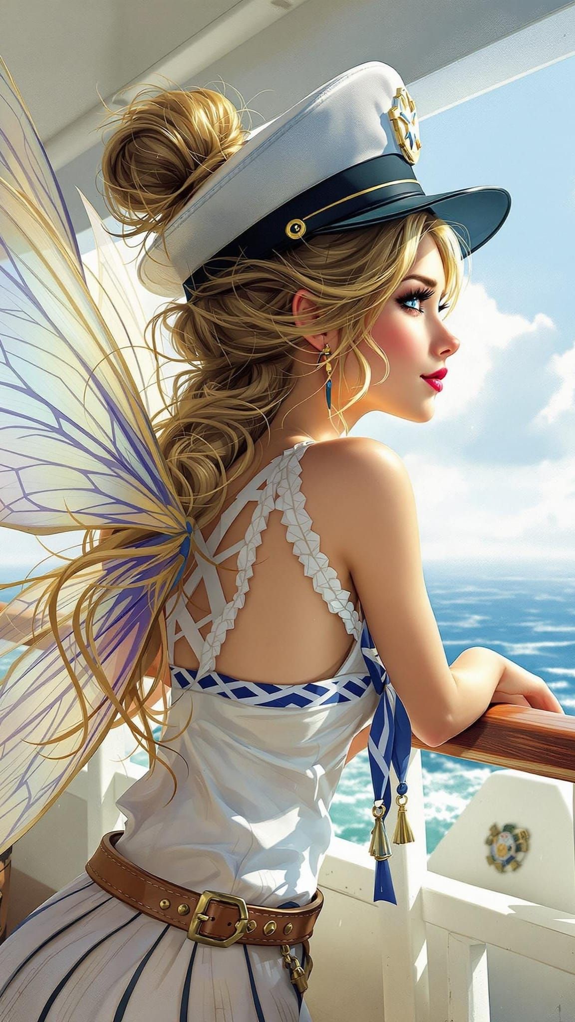 Sailing Fairy in Nautical Attire