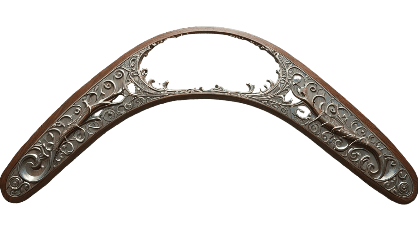 Boomerang d'Éclat de Lune: Fantasy Concept Art