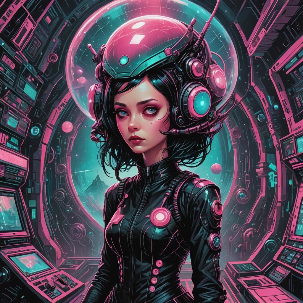 Computer Geek on a Spaceship ___ #1