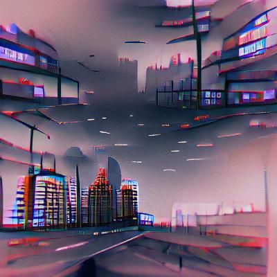 Empty Cityscape: A Study in Urban Desolation