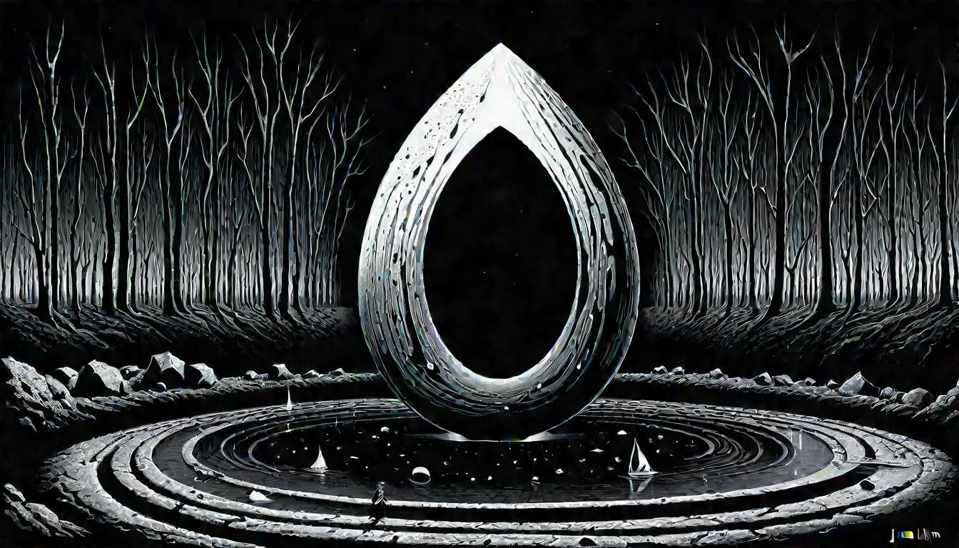 Time Disappearing in a Teardrop: Surreal Horror