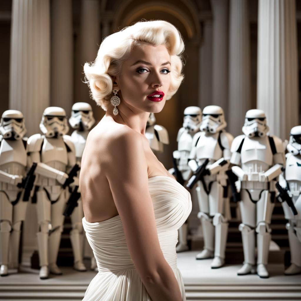 Marilyn Monroe Meets Star Wars in Athens