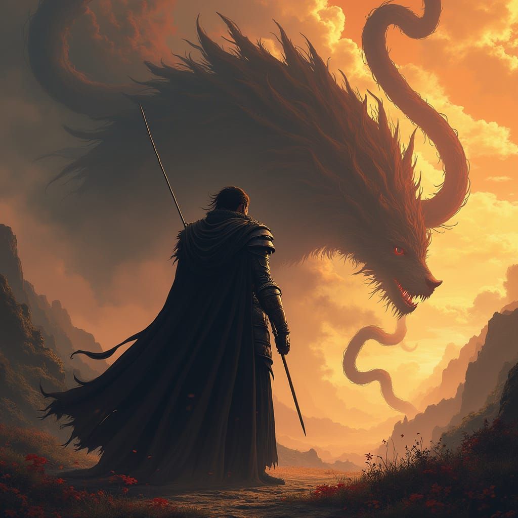 Surreal Fantasy of Guts and the Beast of Darkness in 8k Conc...