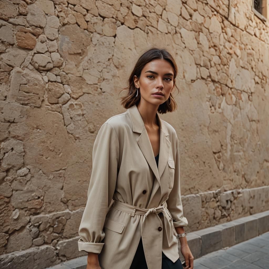 Spanish Supermodel in High-Resolution Photo