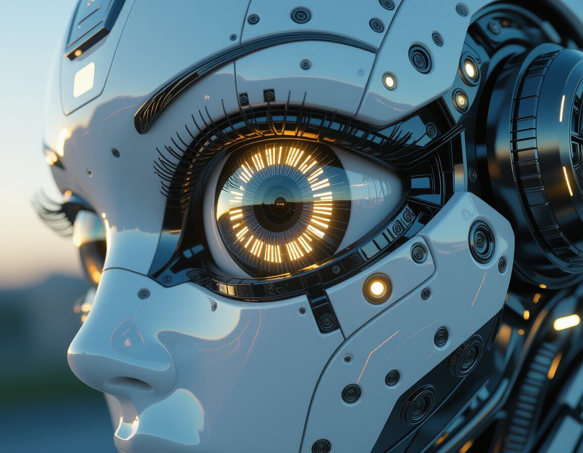 Mechanical Iris: A Robot Eye in Magic Hour