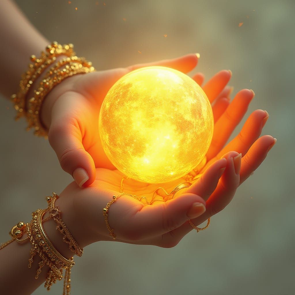 Golden Goddess of Solar Energy