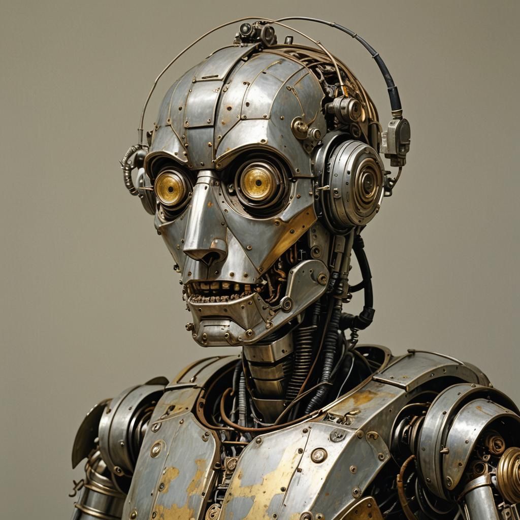 Detailed Robot in Dynamic Lighting