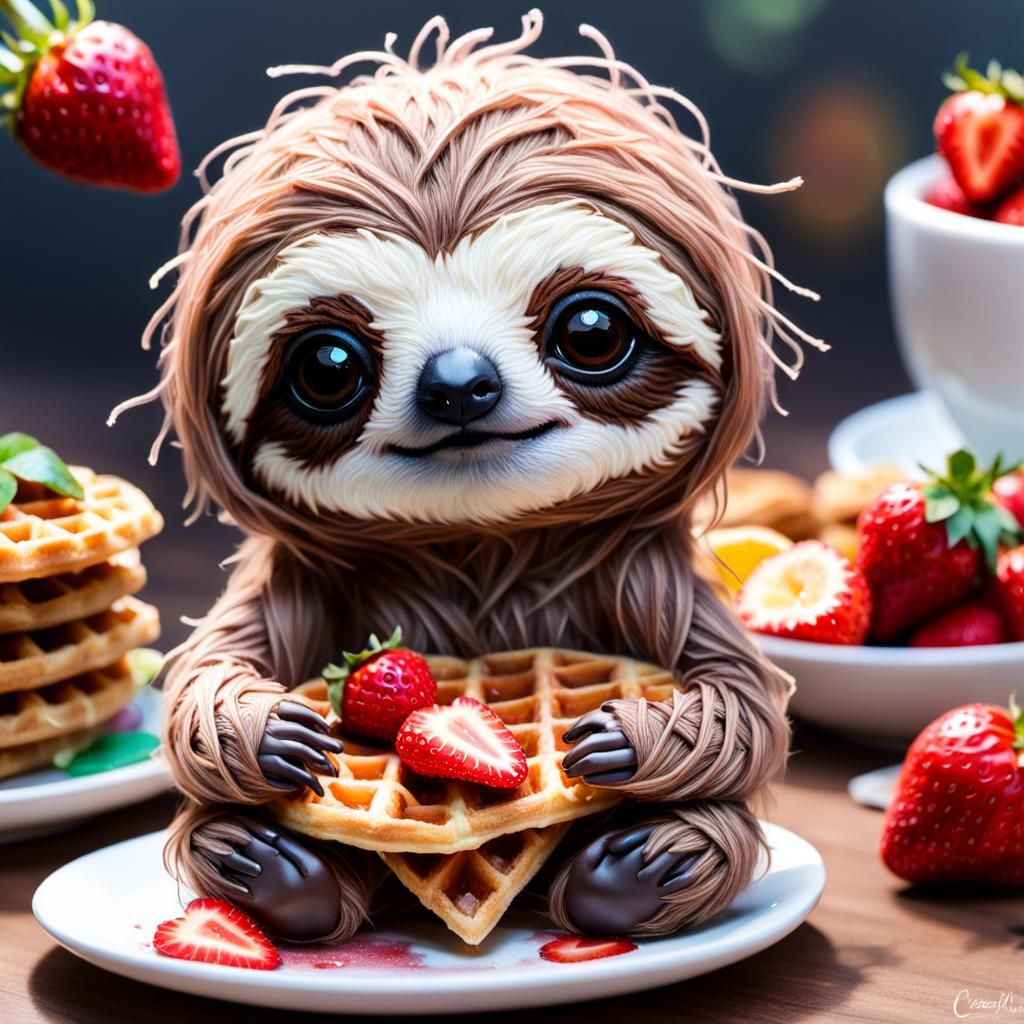 Yarn Baby Sloth Binky!