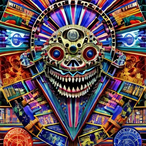 Psychedelic Rolls Royce: Surreal 3D CGI Masterpiece