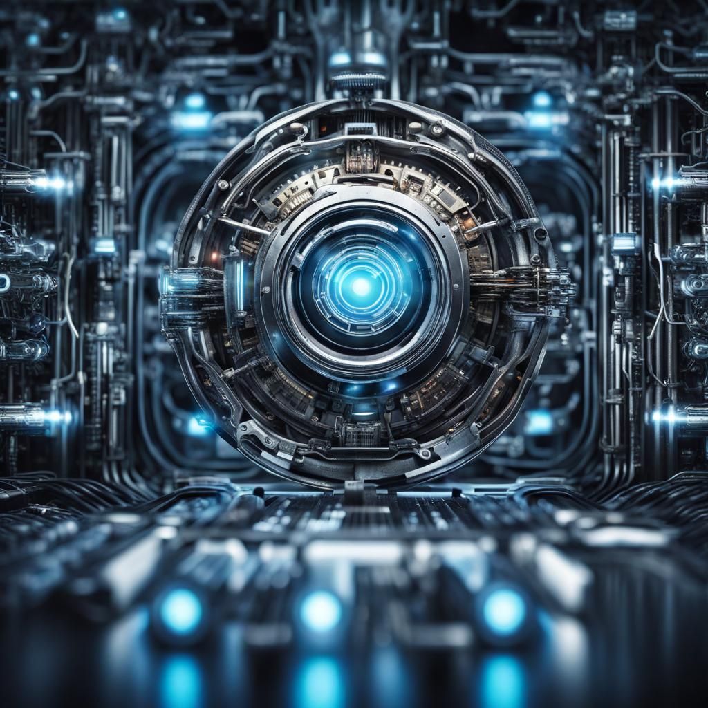 AI Automation and Marketing Graphic in HDR