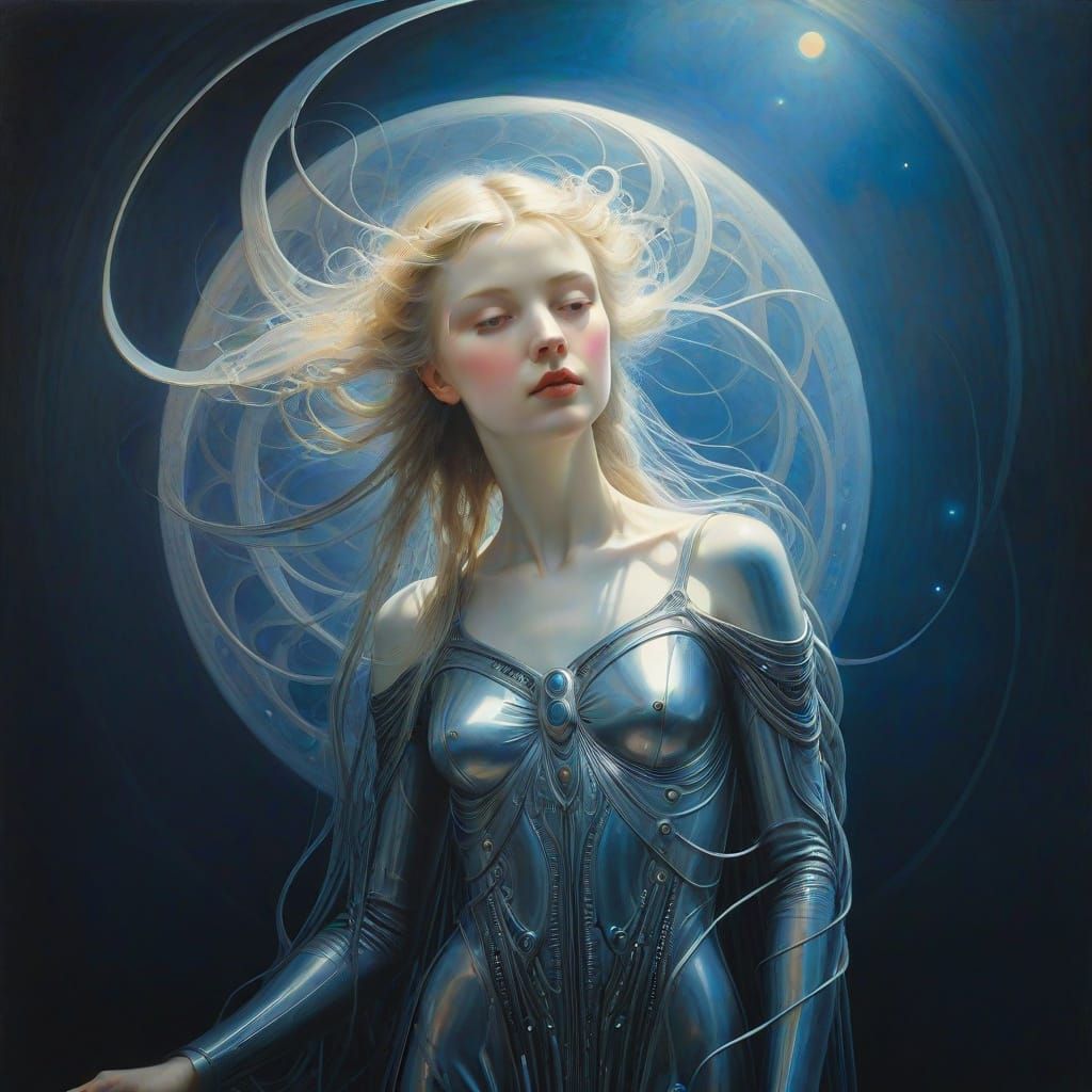 Angel of Light in Pearlescent Glow