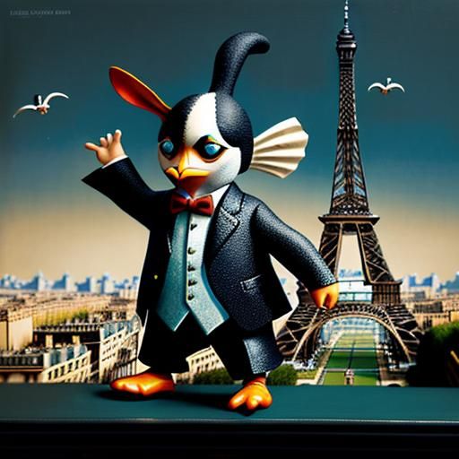 Surreal Walrus Scene Inspired by The Beatles