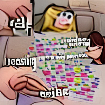 AI Generated Image from a Blank Prompt