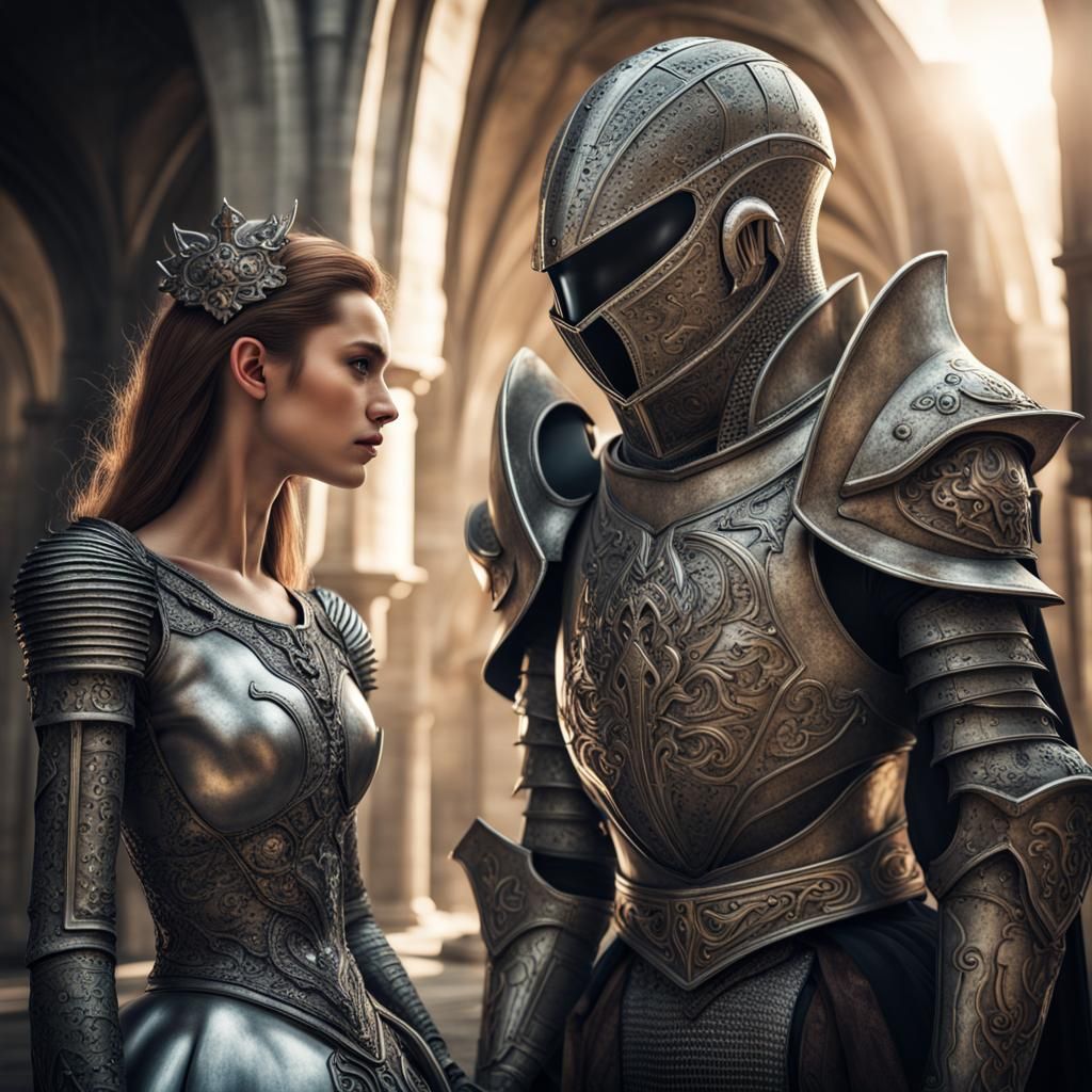 A knight and his princess