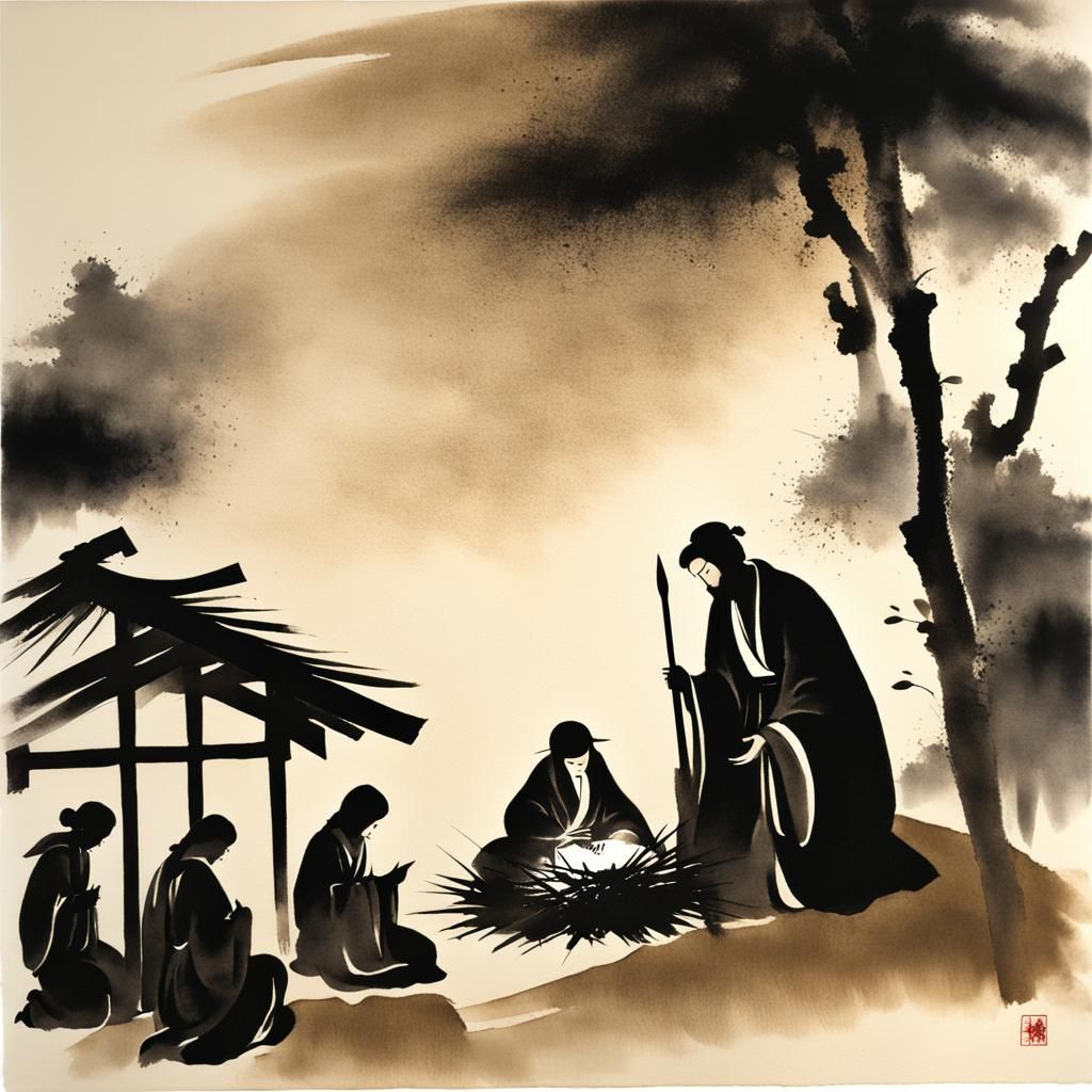 Nativity scene - Visit from Three Wise Men