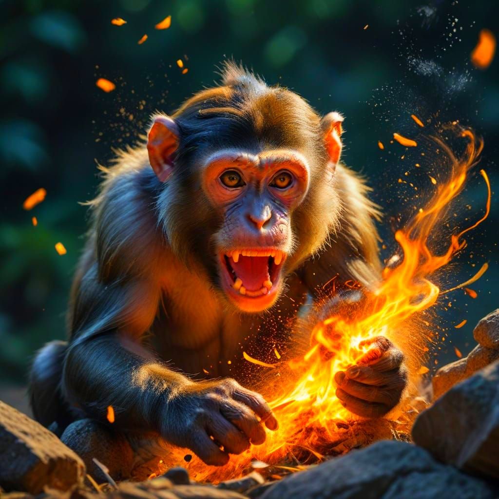 Mischievous Monkey Causes Chaos