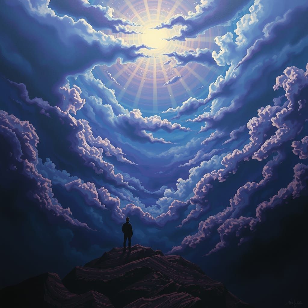 Mystical Subconscious Realm in a Dreamy Landscape