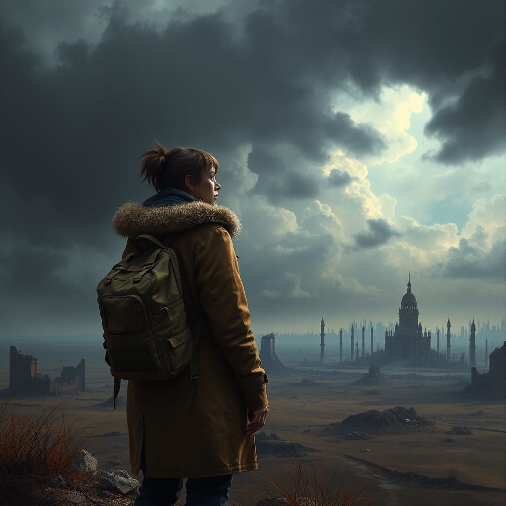 War-Torn Survivor Reflects on Lost City in Desolate Wastelan...