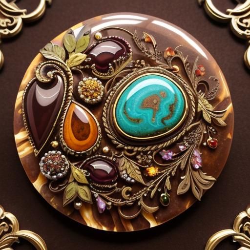 Mookaite Stone Jewelry: Elaborate Gemstone and Metalwork