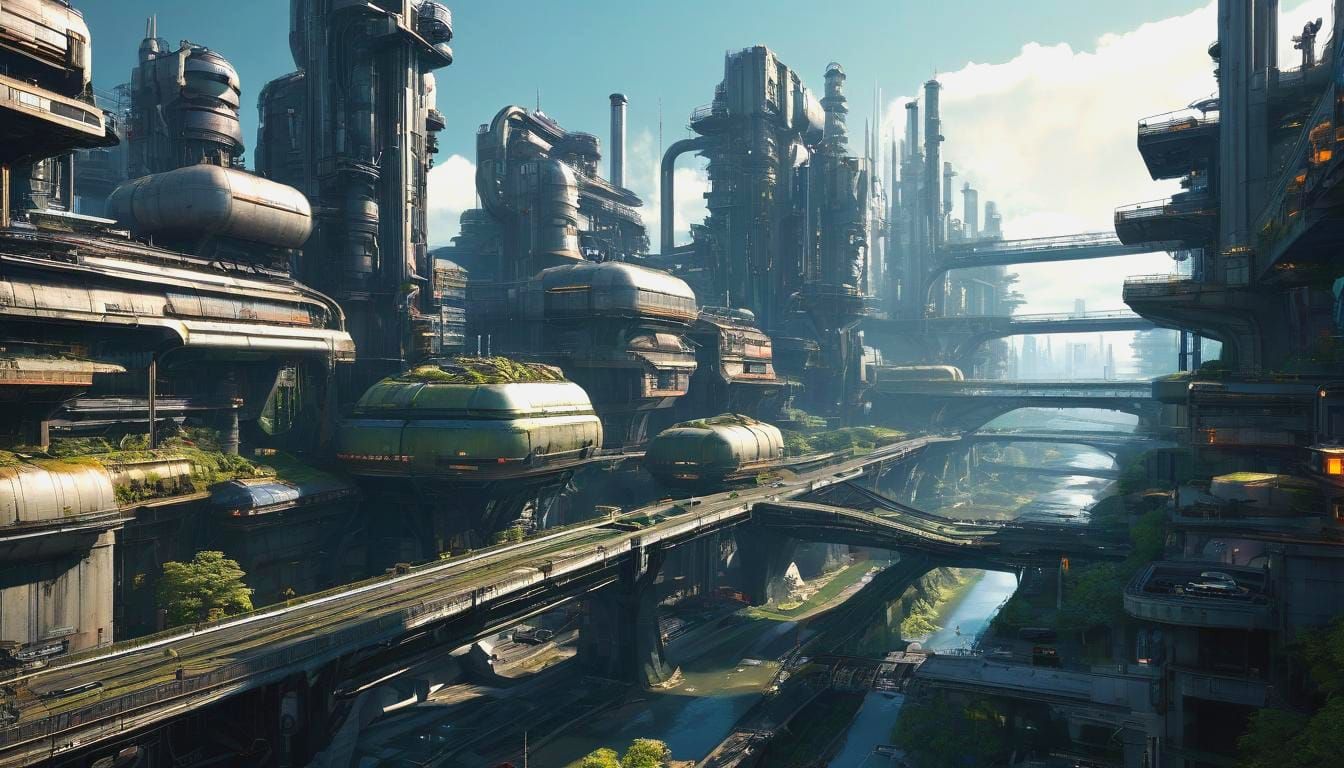 Futuristic Industrial City