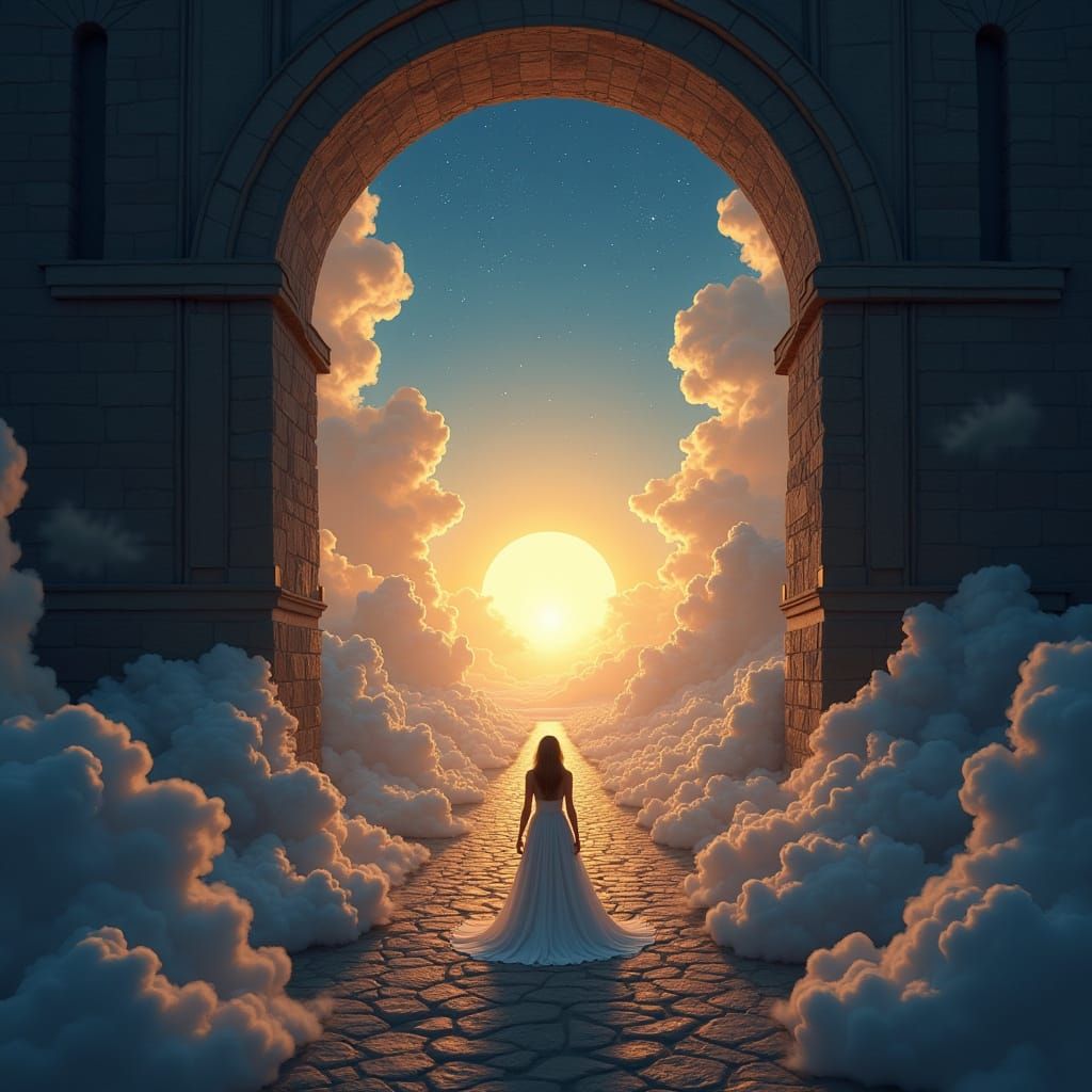 Heaven's Gates Close as Poem Weeps