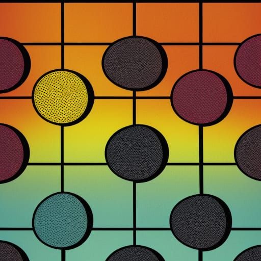 Geometric Speech Bubbles in Pop Art Style