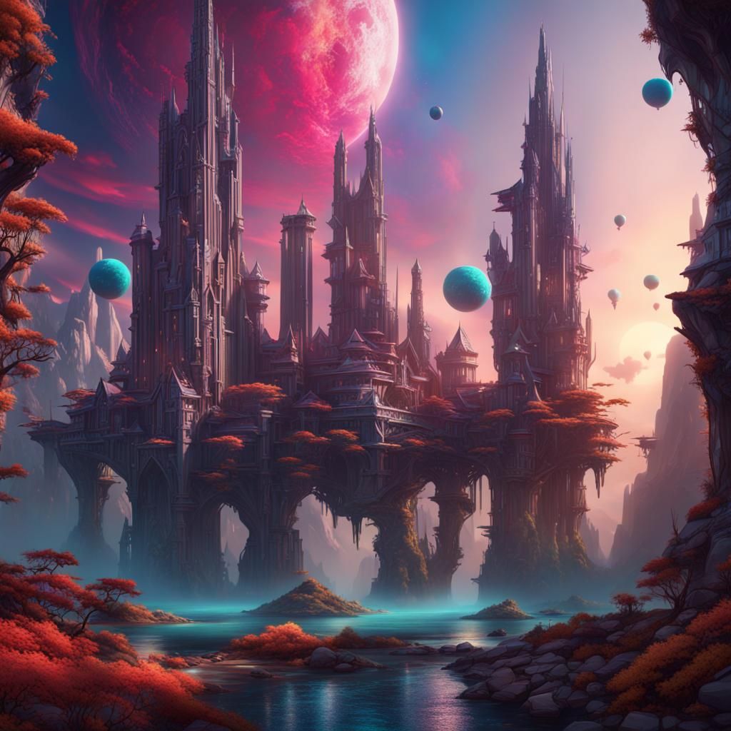 Bright and Colorful Vision of the Future