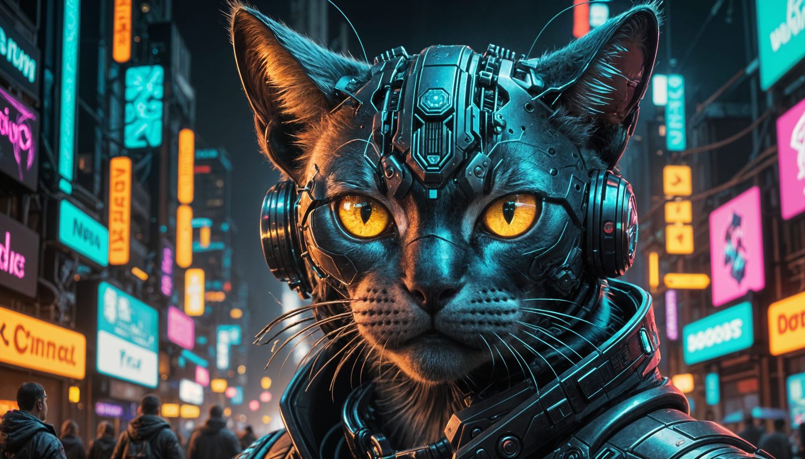 Cyberpunk Cat - DJ Kitty