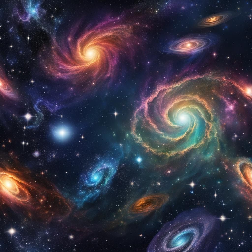 Spectacular Galaxy in Deep Space