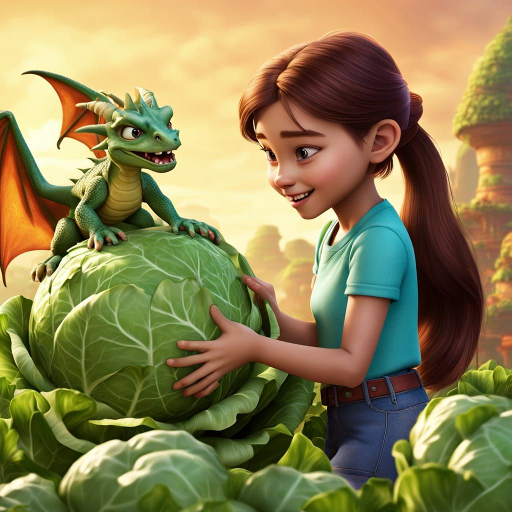 Whimsical Childhood Fantasy in Vibrant Digital Art