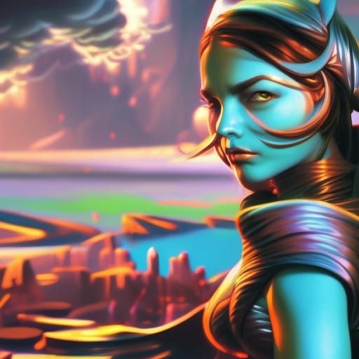 Rumba and Roses: Dynamic Digital Concept Art