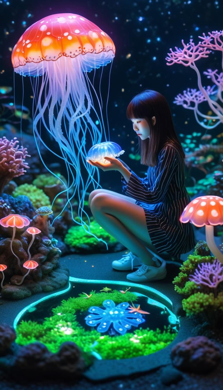 3D style Ali Mitgutsch, Kay Nielsen, Surreal, mysterious, st...