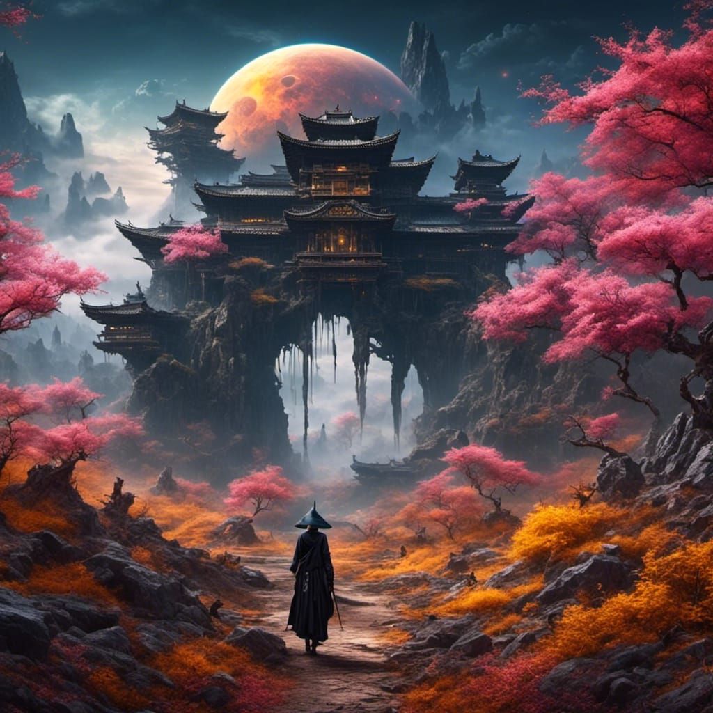 Ninja in Strange Land with Cosmic Lightning