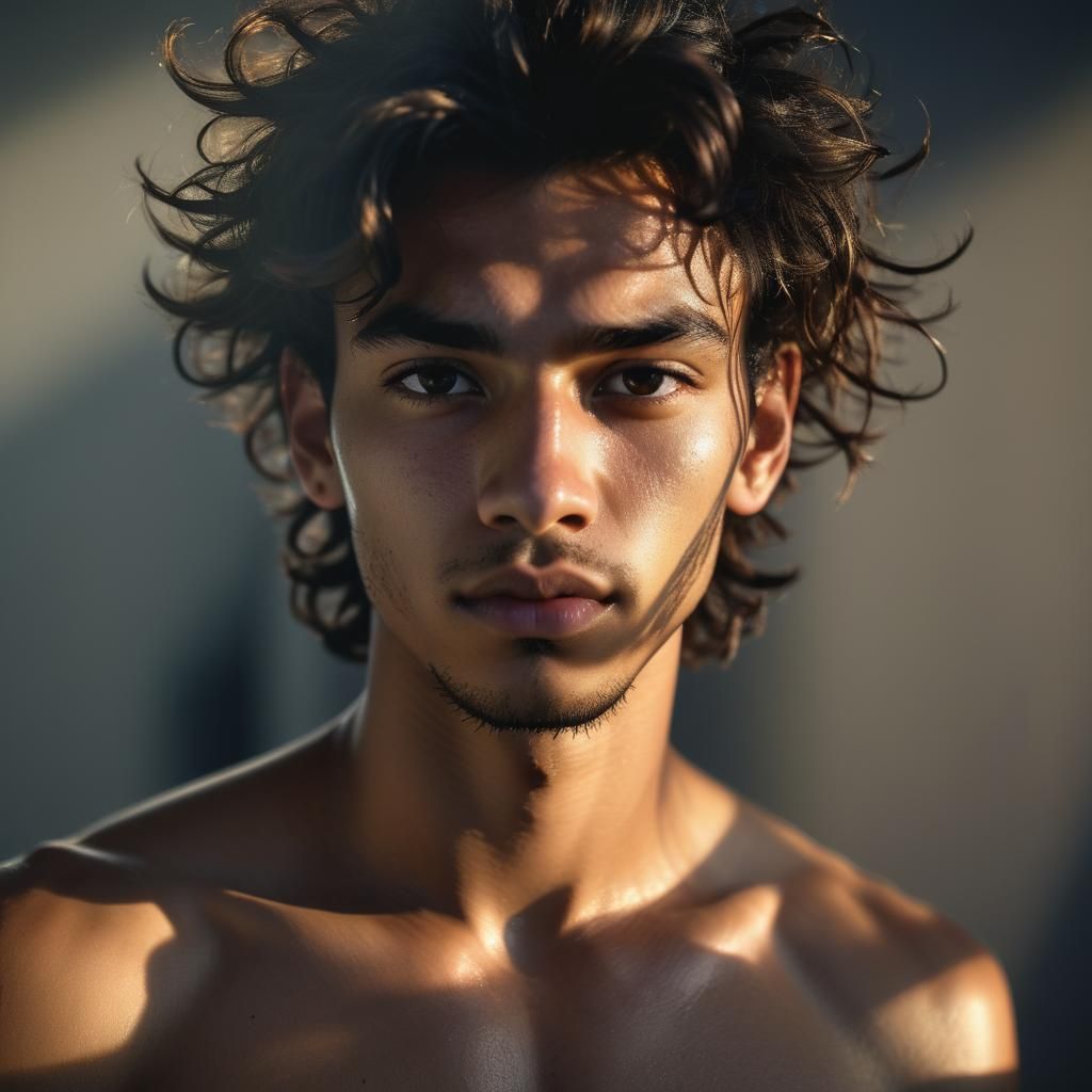 High-Fashion Portrait of a Young Man