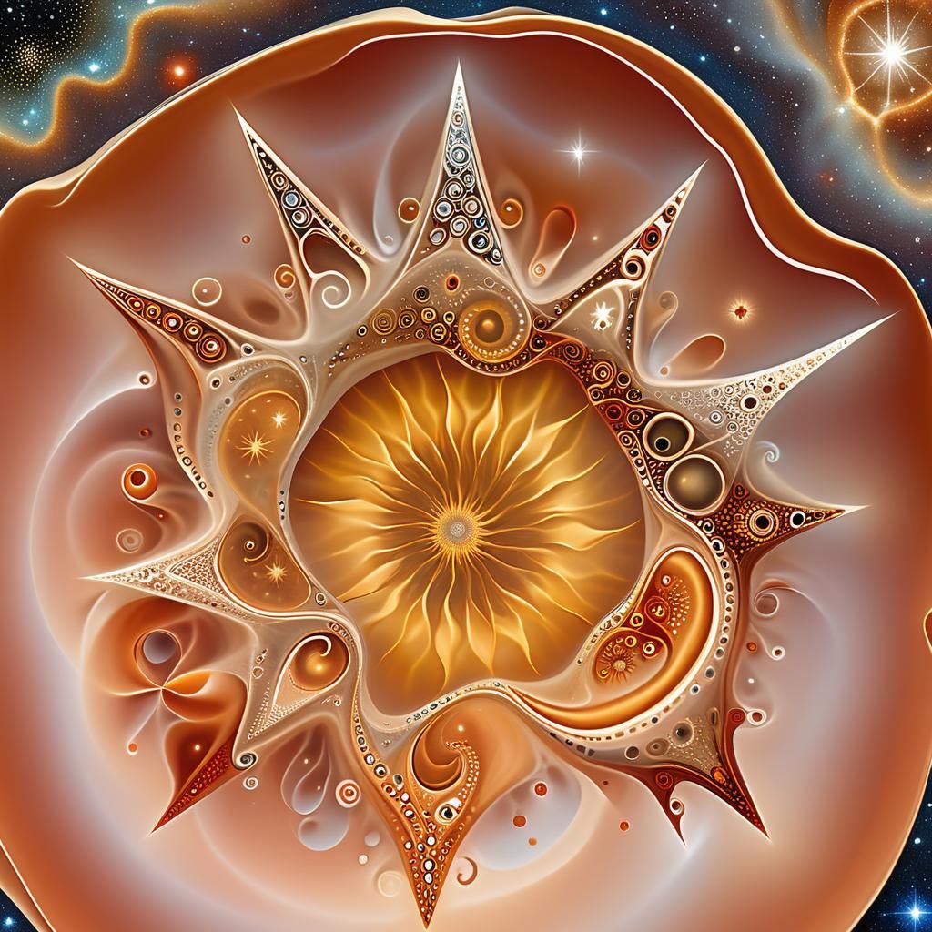 Chromosomal Raiment: A Fractal Aboriginal Art Creation