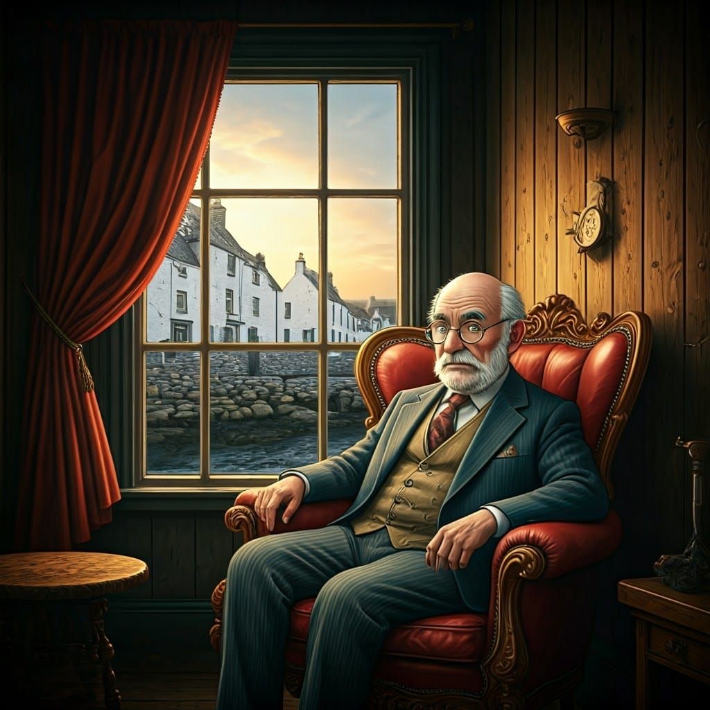 Uncle Bulgaria in Tobermory: A Nostalgic Scene