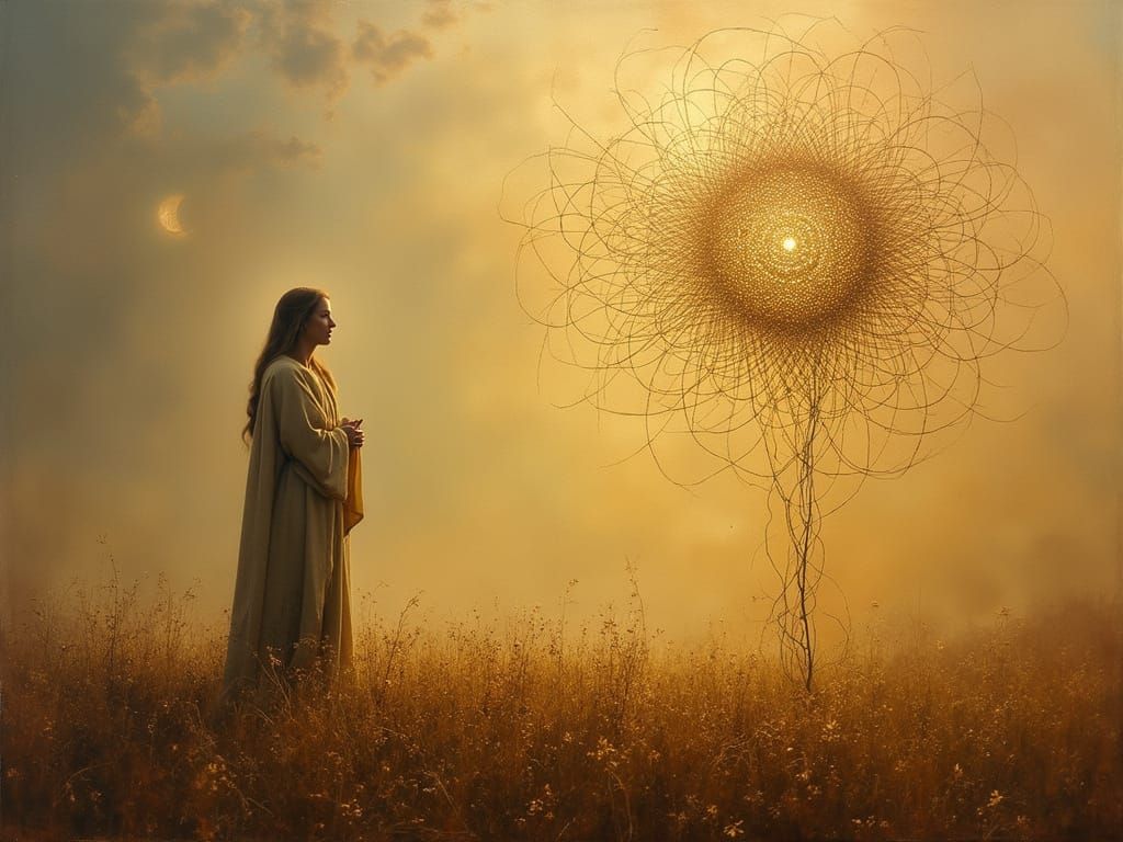 Ethereal Mathematician in Golden Fields