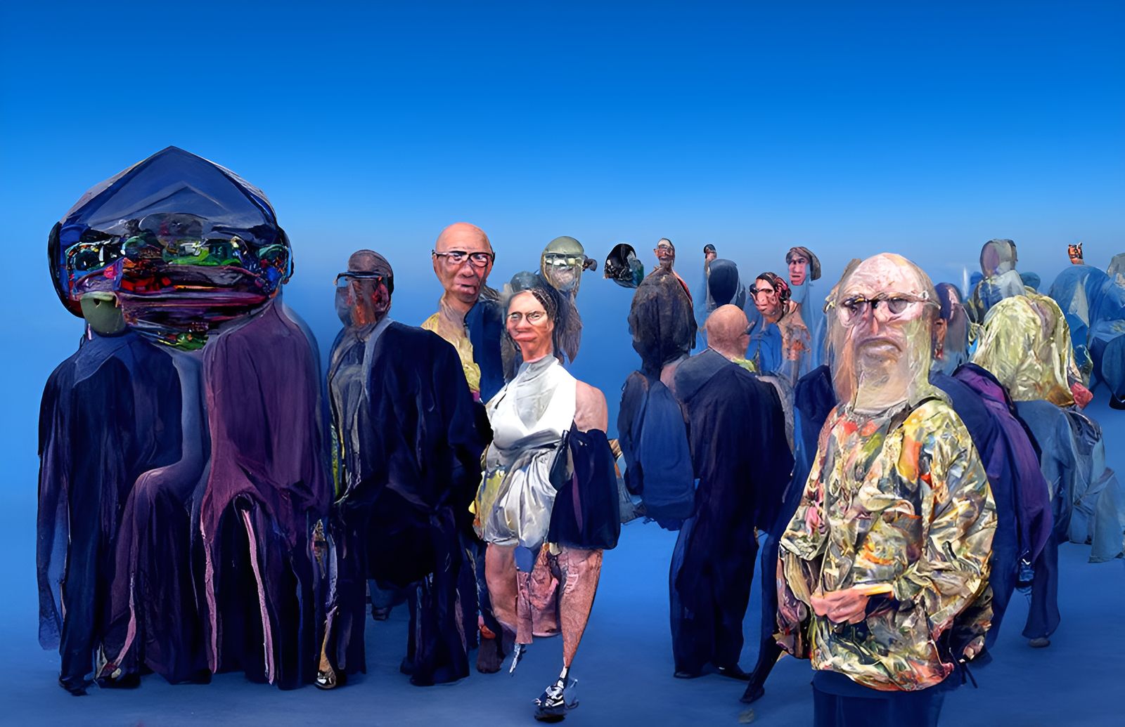 Ornate Gathering of Anthropomorphic Creatures