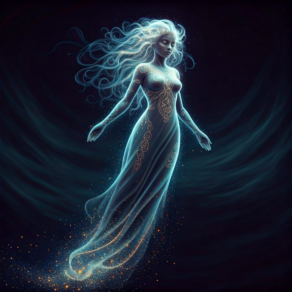 Celtic Goddess Aibell of Stardust and Starlight