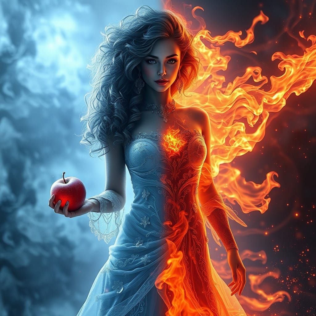 Mystical Woman Empowered by Duality